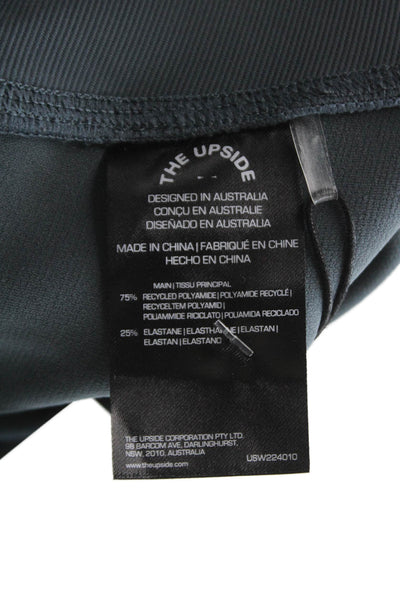 The Upside Womens Ankle Leggings Black 75% Polyamide 25% Elastane Size 4