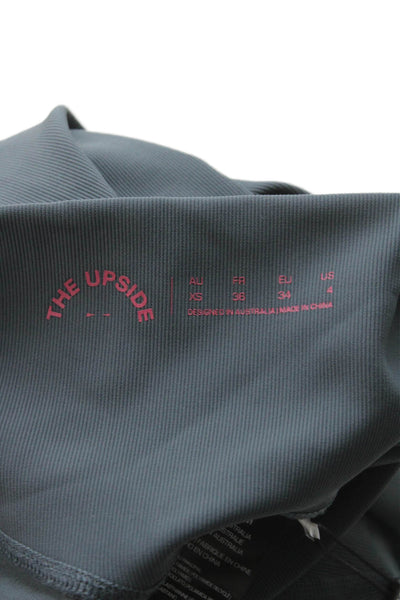 The Upside Womens Ankle Leggings Black 75% Polyamide 25% Elastane Size 4