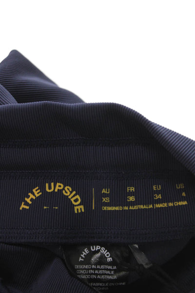 The Upside Women Ankle Jogger Leggings Dark Blue Size 4