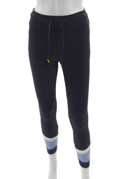 The Upside Womens Dark Blue Ankle Jogger Leggings Size 8