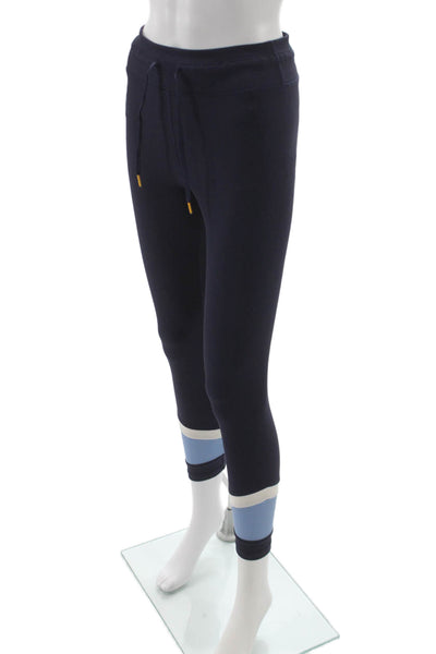 The Upside Womens Dark Blue Ankle Jogger Leggings Size 8