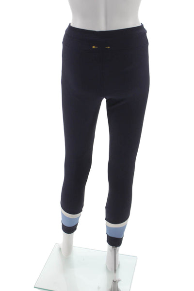The Upside Womens Dark Blue Ankle Jogger Leggings Size 8