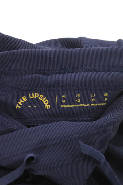 The Upside Womens Dark Blue Ankle Jogger Leggings Size 8