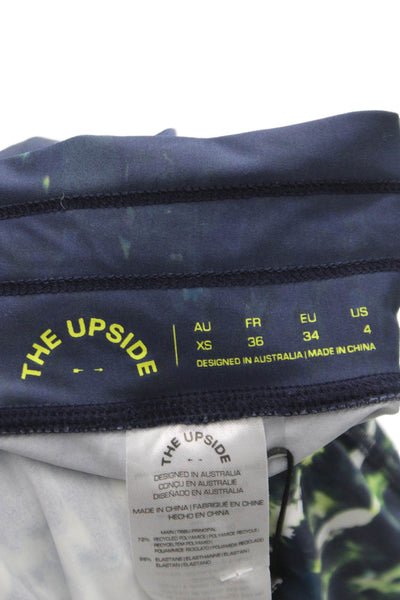 The Upside Women Ankle Leggings Dark Blue Size 4
