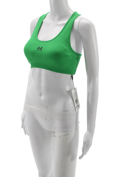 PE Nation Womens Restore Seamless Sports Bra Kelly Green Size Medium