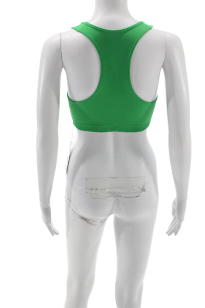PE Nation Womens Restore Seamless Sports Bra Kelly Green Size Medium