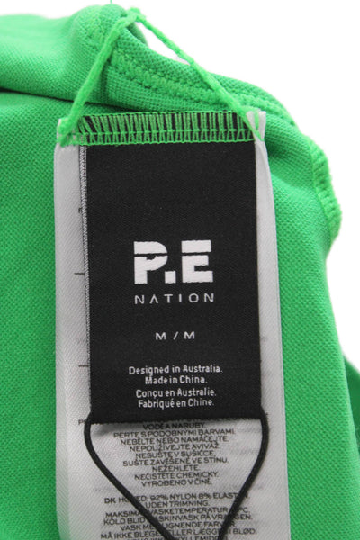 PE Nation Womens Restore Seamless Sports Bra Kelly Green Size Medium