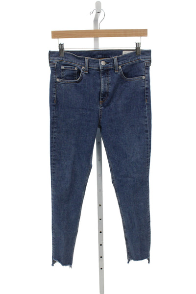 Rag & Bone Jean Womens Ankle Skinny High Rise Jeans Dark Blue Size 29