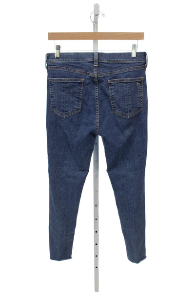Rag & Bone Jean Womens Ankle Skinny High Rise Jeans Dark Blue Size 29