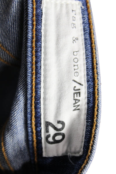 Rag & Bone Jean Womens Ankle Skinny High Rise Jeans Dark Blue Size 29
