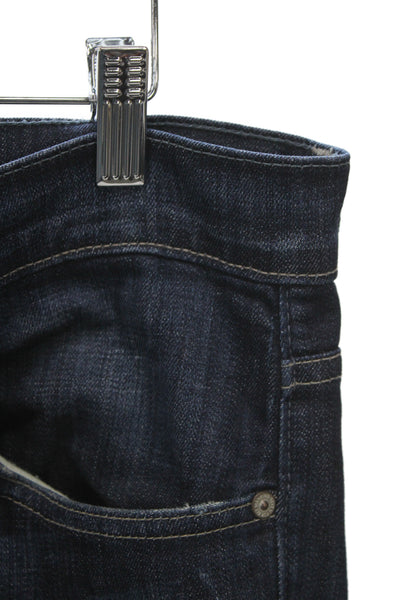 7 For All Mankind Mens Dark Blue Straight Jeans Size 34