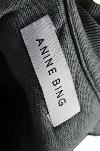 Anine Bing Womens Pullover Sweatshirts Dark Gray Size XS