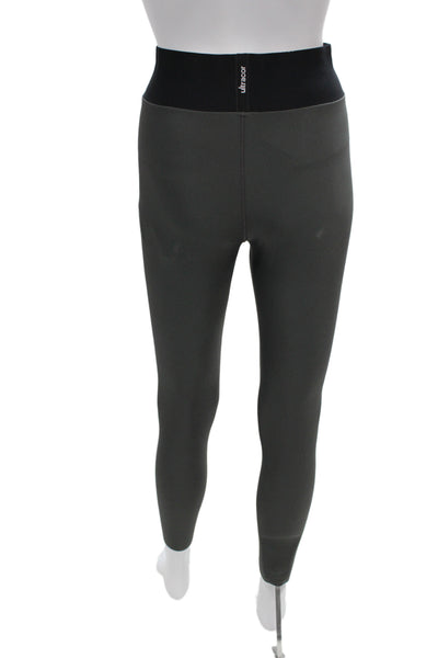 Ultracor Womens Ankle Leggings Black 84% Nylon 16% Spandex Size M
