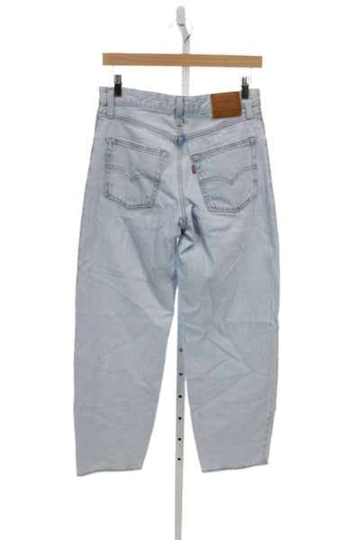 Levi's Mens Wide Leg Jeans Light Blue Size 25