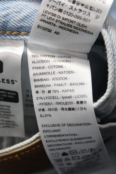 Levi's Mens Wide Leg Jeans Light Blue Size 25