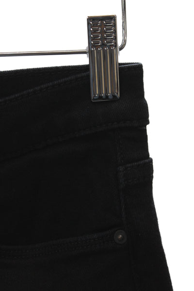 Hudson Womens High Rise Bootcut Jeans Black Size 25