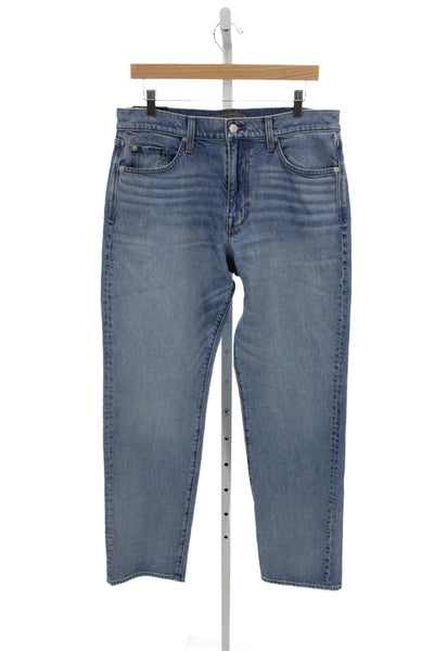 Joes Mens Straight Jeans High Rise Blue Size 32