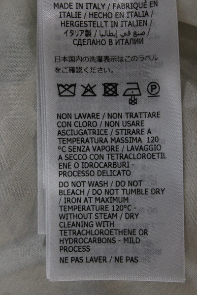 Alexander McQueen Womens Beige Floral Maxi Shift Dress Sleeveless Zip Size M
