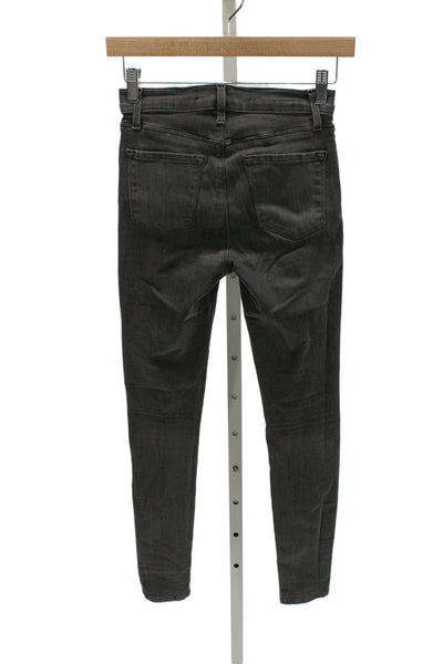 J Brand for Theory Women Skinny Ankle Jeans Dark Gray Cotton Size 25
