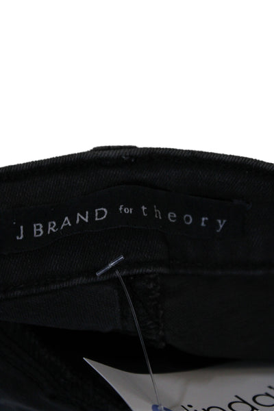J Brand for Theory Women Skinny Ankle Jeans Dark Gray Cotton Size 25