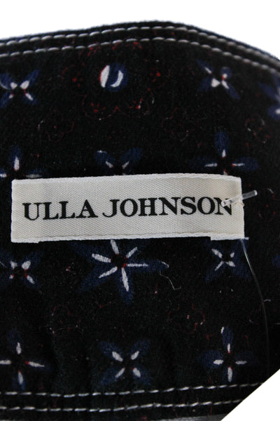 Ulla Johnson Women Cropped Floral Bohemian Cotton Pants Size 2