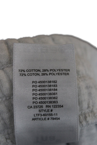 TNA Unisex Gray Jogger Sweatpants Drawstring 72% Cotton Size L