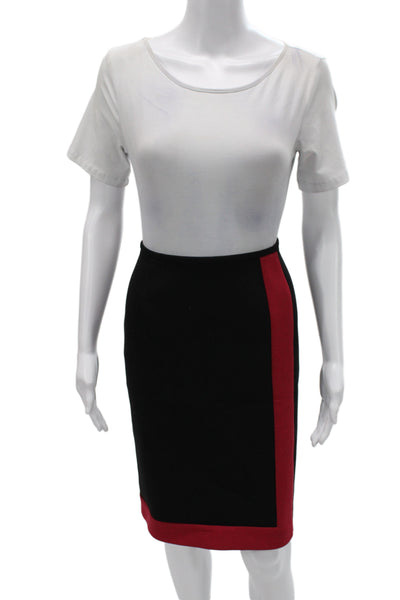 Tristan & Iseut Women Black Straight Pencil Skirt Size 8