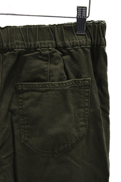 Paige Unisex Cargo Paperbag Pants Green High Rise Size 28