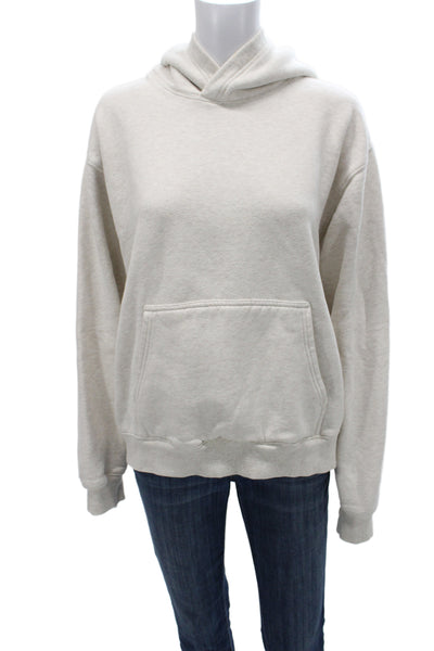 TNA Unisex Pullover Hoodie Beige Size L
