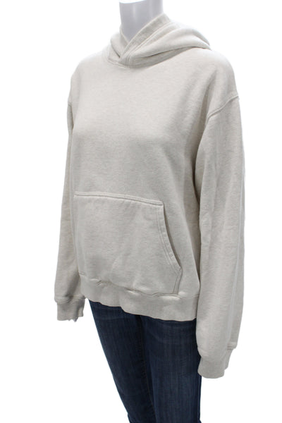 TNA Unisex Pullover Hoodie Beige Size L