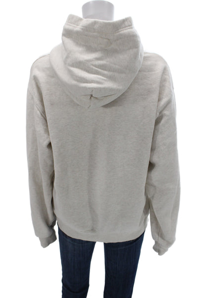 TNA Unisex Pullover Hoodie Beige Size L