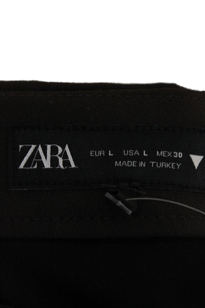 Zara Women Brown Mini Skort Size L