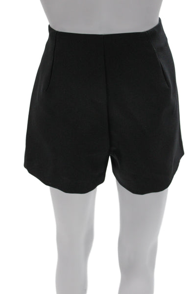 Zara Womens Mini Skort Black Polyester Size L