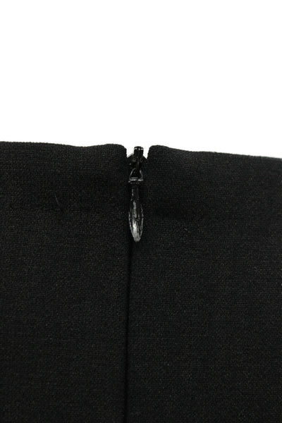 Tristan & Iseut Women Basic Sleeveless Crew Neck Top Black Size 8