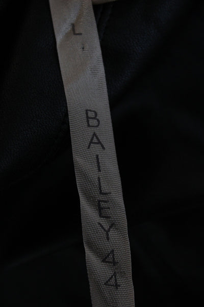 Bailey 44 Women Black Gothic Basic Long Sleeve Top Size L