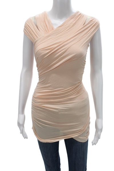 Bailey 44 Womens Sleeveless Beige Tunic Polyester Solid Size M