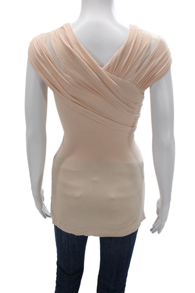 Bailey 44 Womens Sleeveless Beige Tunic Polyester Solid Size M
