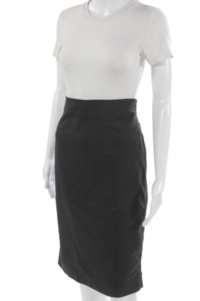 Zara Basic Collection Women Straight Pencil Skirt Black Size L