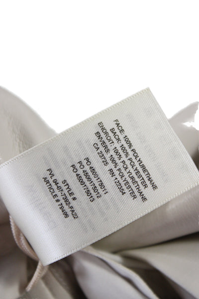 Wilfred Women Mini Pencil Skirt White 100% Polyurethane Size 4