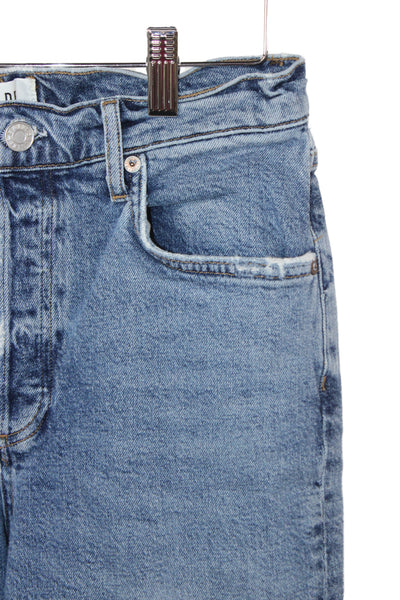 Agolde Women Mom Straight Blue Jeans Size 27