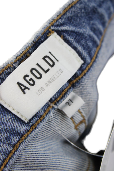 Agolde Women Mom Straight Blue Jeans Size 27