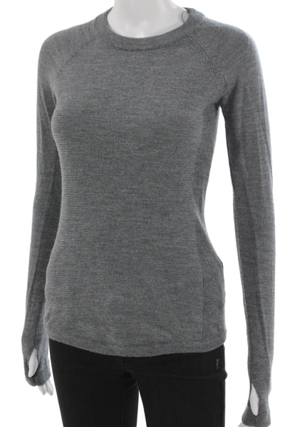 Lululemon Womens Gray Cashmere Pullover Sweater Crewneck Size S