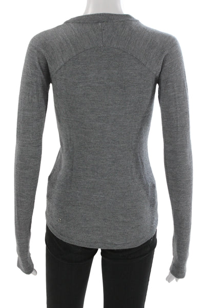 Lululemon Womens Gray Cashmere Pullover Sweater Crewneck Size S