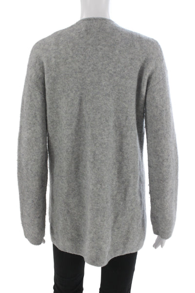 The Group Babaton Unisex Cardigan Gray Wool Yak Blend Long Sleeve Size S