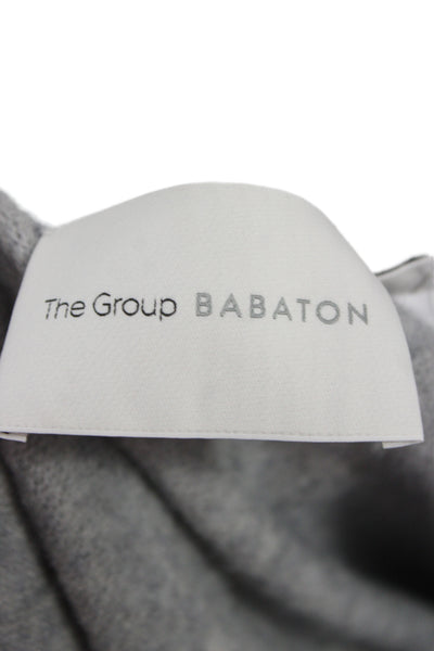 The Group Babaton Unisex Cardigan Gray Wool Yak Blend Long Sleeve Size S