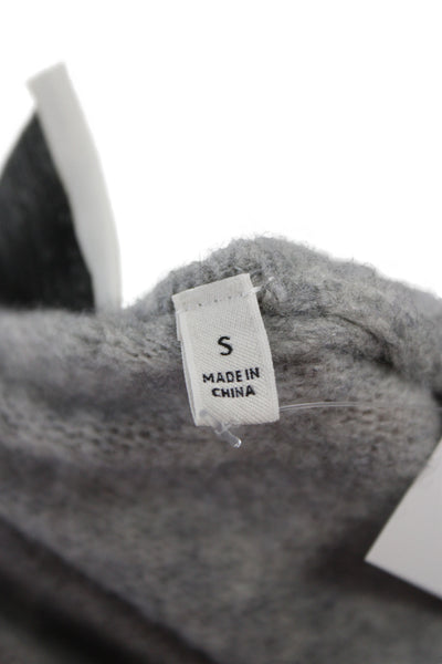 The Group Babaton Unisex Cardigan Gray Wool Yak Blend Long Sleeve Size S