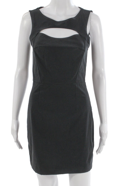 Maria Bianca Nero Womens Bodycon Sheath Black Sleeveless Dress Size L