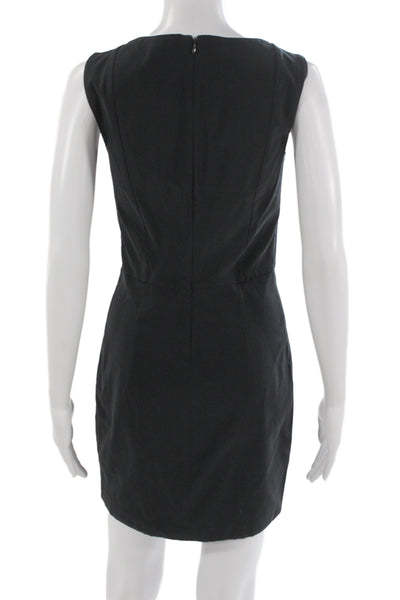 Maria Bianca Nero Womens Bodycon Sheath Black Sleeveless Dress Size L