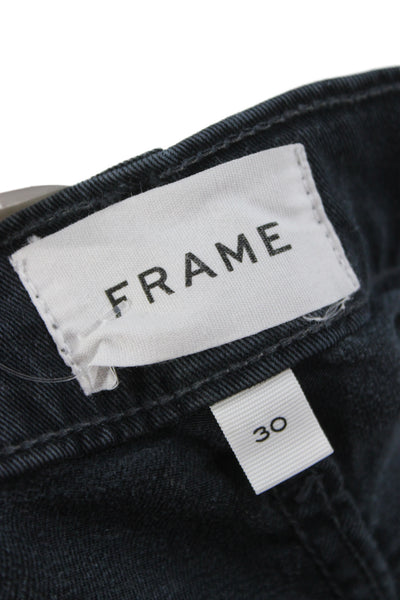Frame Mens Cropped Dark Gray Pants Size 30