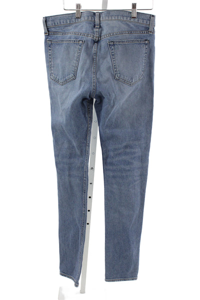 Rag & Bone Mens Skinny Tapered Light Blue High Rise Jeans Size 31